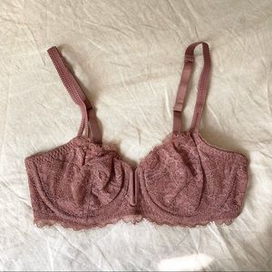 AUDEN Lace Balconette Bra